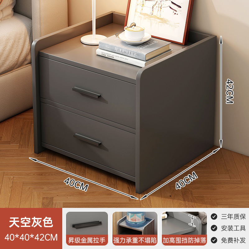 Mesita de noche moderno minimalista Nuevo Hogar dormitorio mesita de noche rack de almacenamiento simple gabinete cabecera pequeño armario