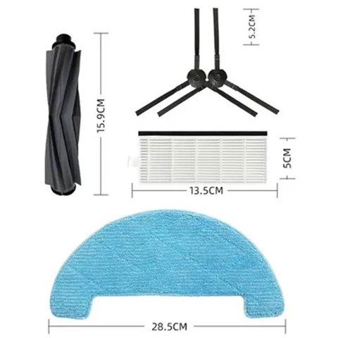 Suitable for Ecovacs sweeping robot accessories side brush DL33 DG800 battery water tank Hypa filter cotton rag