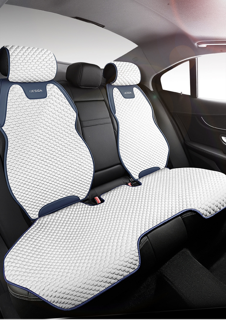 2024 New Ice Bean Four Seasons Non-Slip Saddle Car Seat Cushion