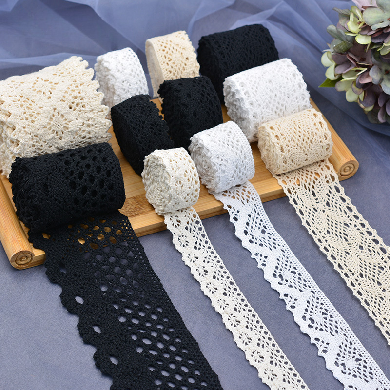 批发蕾丝镂空花边布艺 手工DIY配饰花边服装纯棉蕾丝边花辅料