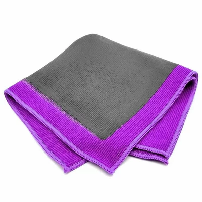 Car cleaning tools – Car Cleaning Scrubbing Cloth Towel - striped-mud-cloth-purple