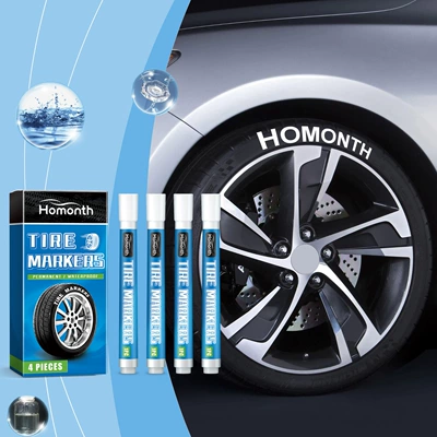 Homonth White Tire Paint Avtomobil boya qələmləri