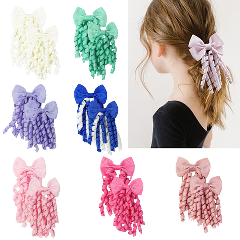 15g Weight Hair Tie Hair Accessories Type 1 Piece Quantity Holiday, Daily, Shopping Occasion Polyester Material Bow Knot Pattern Women's Gender Sweet, Korean Style Style Women's Sweet Korean Style Bow Knot Polyester Hair Tie 无