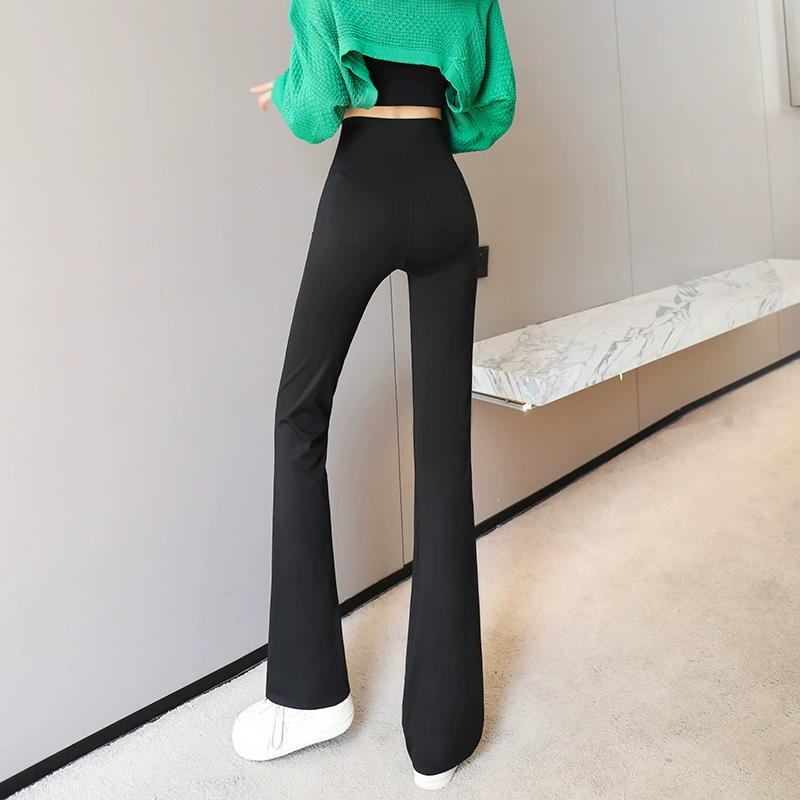 Осенние брюки-трубы (мегапон), шорты-«шарк», брюки для отдыха, одежда для йоги, леггинсы, высокая талия, большой размер, яркий заметный стиль, обтягивающий