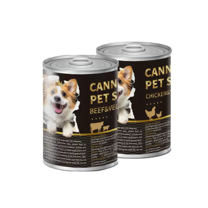 狗罐头宠物零食狗狗罐头训犬狗零食375g鸡肉狗湿粮拌饭成幼犬