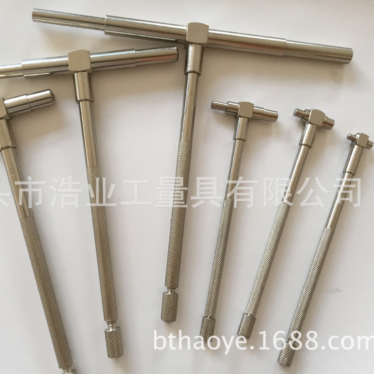 可调规8-150mm可调内径规 孔径规Cr不锈钢检具 可伸缩内径规6件套