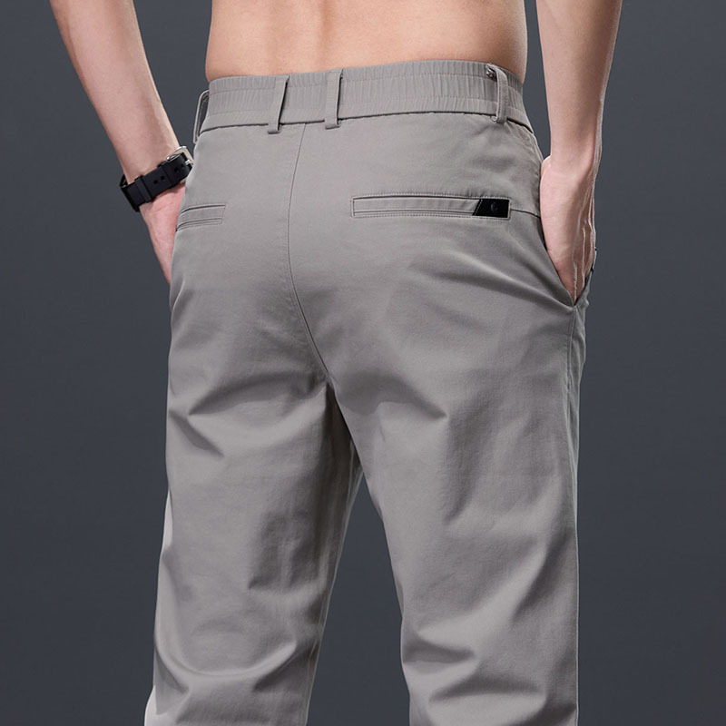 Spring and Autumn Casual Pants Men's Slim Fit Straight Barrel All-match 2025 New Business Men's Work Men's Pants Wholesale Foreign Trade