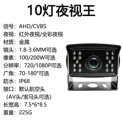 technology, and a blind-spot monitoring — Vehicle camera - ahd-aviation-head-place-your-order-after-confirming-with-customer-service-10-light-night-vision-king
