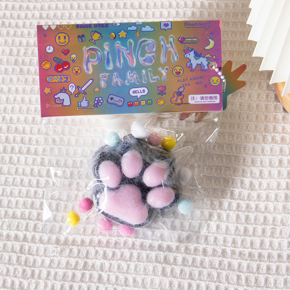 Douyin Explosive toy Network Red CAT Claw amasar le barro podrido se siente descomprimido Toys TPR amasar le wholesale Factory