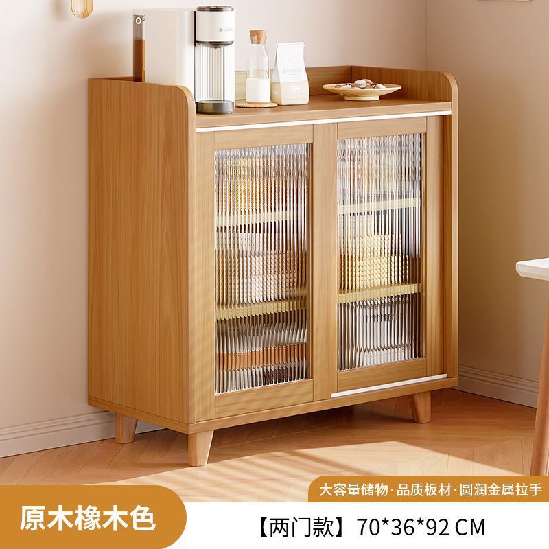 Gabinete de té sala de estar armario de comedor artículos domésticos de madera maciza armario de comedor contra la pared armario de almacenamiento de cocina armario de almacenamiento