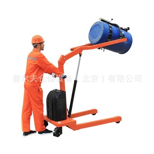 300kg semi-electric single-arm feeding car oil barrel stacker truck truck barrel stacker height rotation 180 degrees