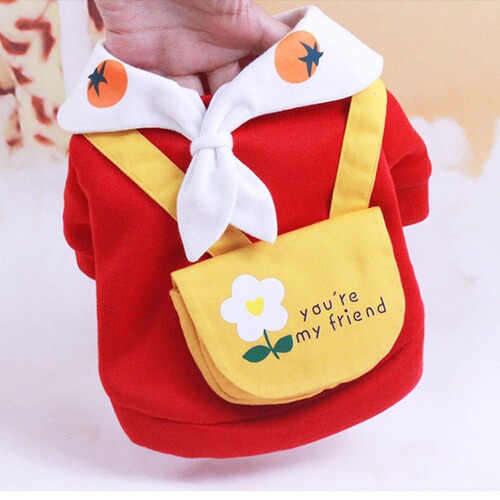 Puppy Dog Clothes Corgi Cute French Bulldog Spring and Autumn Clothes Teddy Bichon Pomeranian Small Puppy Cat Pet Thin Style