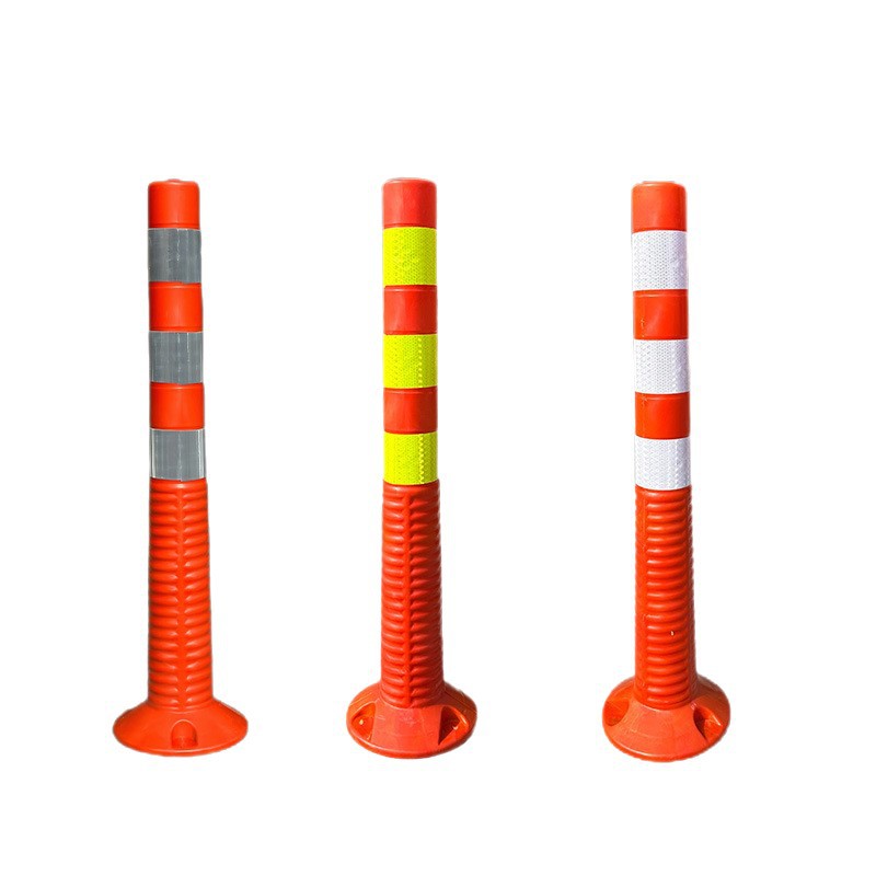 Plastic Warning Column 75cm Road Junction Reflective Isolation Column Parking Lot Removable Tumbler Anti-Collision Column