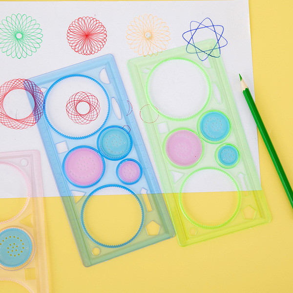 Transparent thousands of flower ruler creative puzzle four -color…