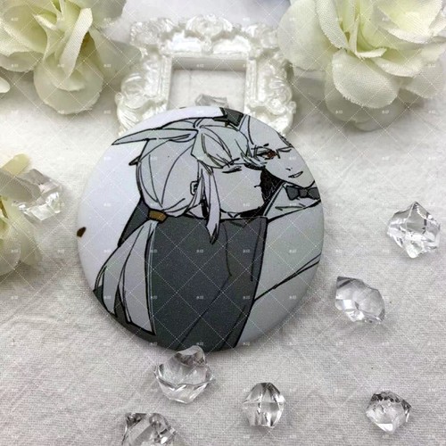 SKY Light Encounter peripheral fan club Chi Oyster Mushroom badge White Bird Dragon Bone Wizard anime peripheral tinplate brooch