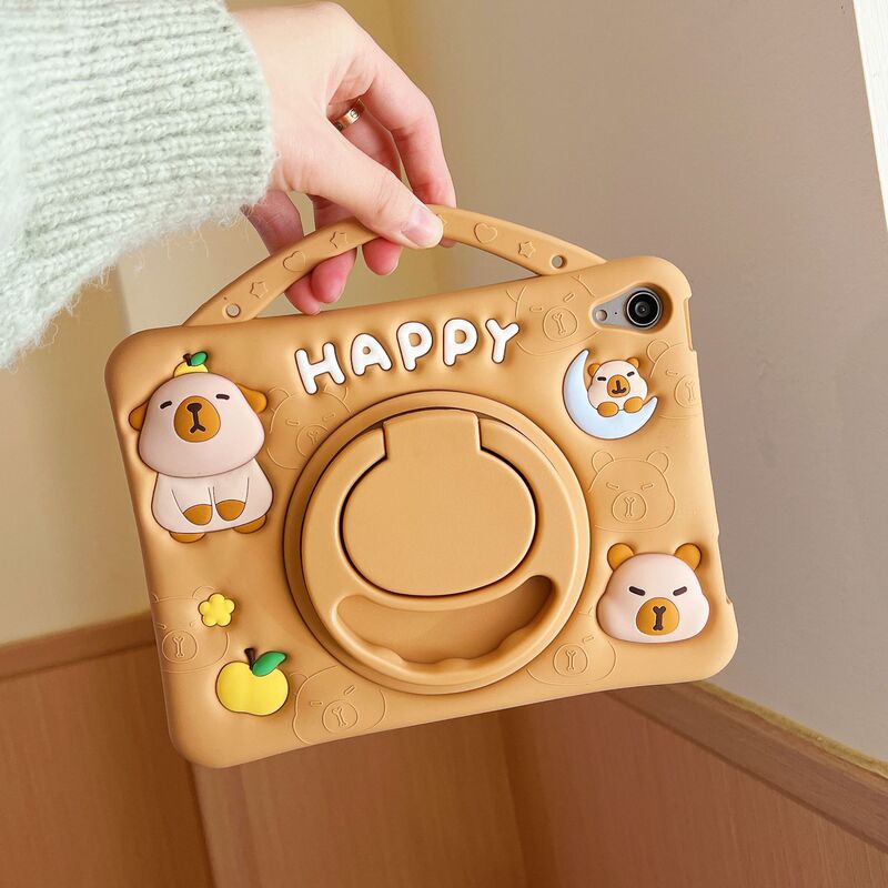 Capibala iPad10 Tablet PC Protective Case Air45 Rotating Stand Children Tablet Soft Case Suitable