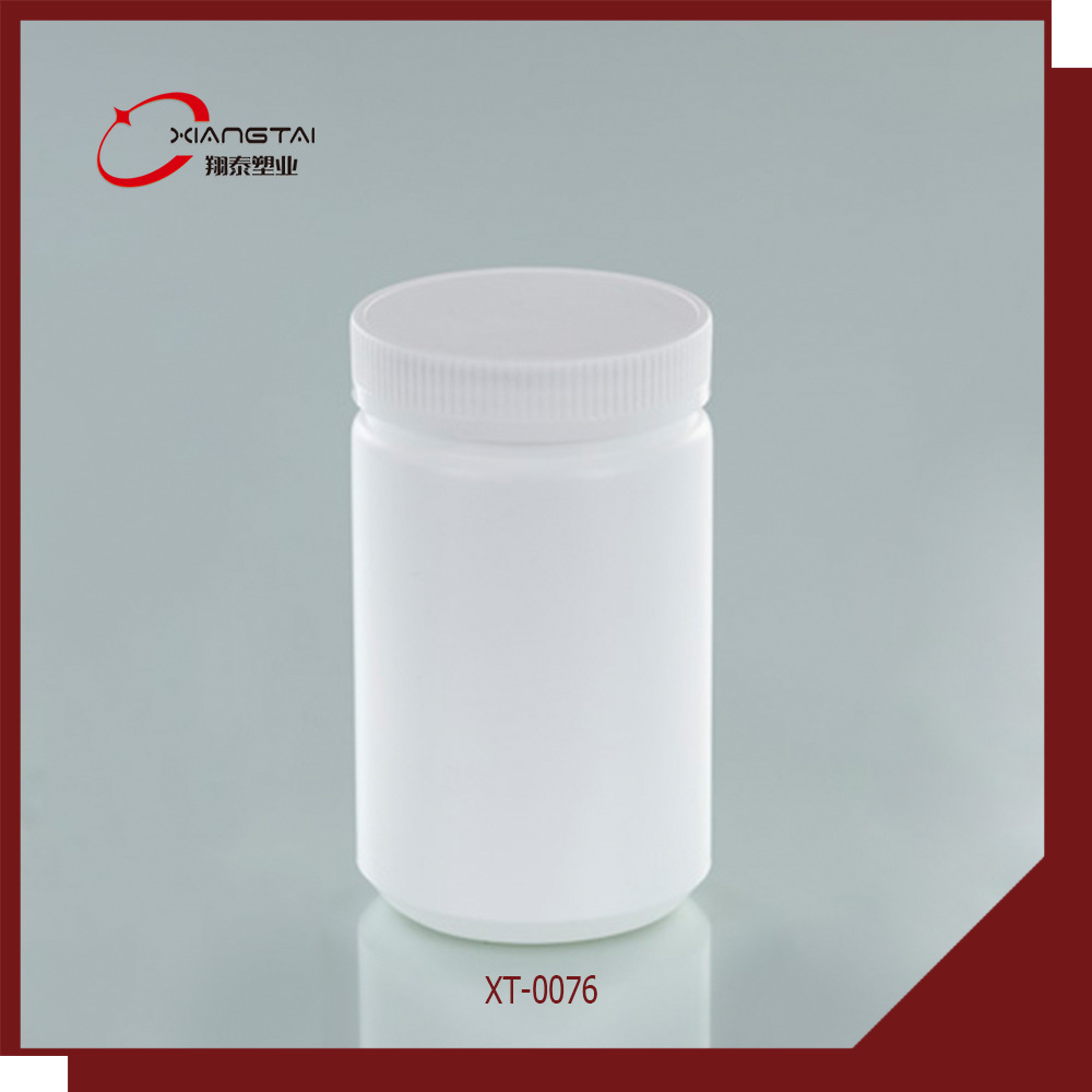 厂家直销 450ml PE塑料瓶 医药 广口塑料瓶 食品塑料罐 糖果干果