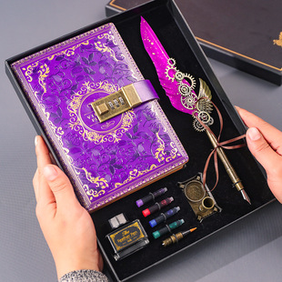 Retro Pen Gift Box Harry Potter Quill Pen High-end Dip Pen Children's Day Opening Birthday Gift Wholesale