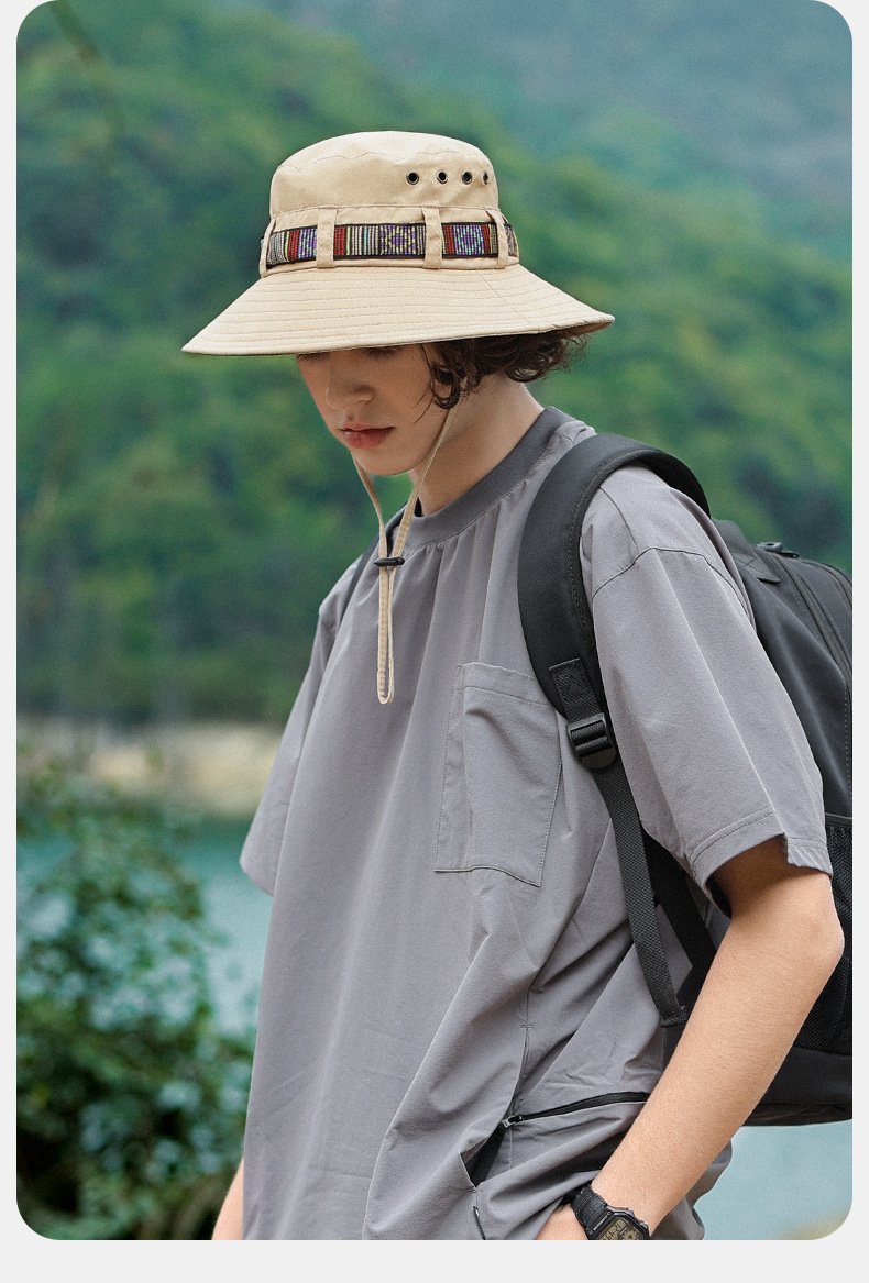 Leqi Sports vanjska zaštita od sunca i suncobran za djecu korejsko izdanje ljetna putovanja, kampiranje, ribolov, slamnati šešir_voghion.com