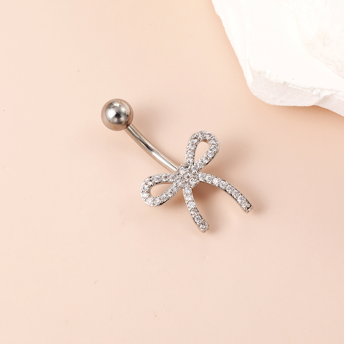 Piercing nombril papillon strass style américain_voghion.com