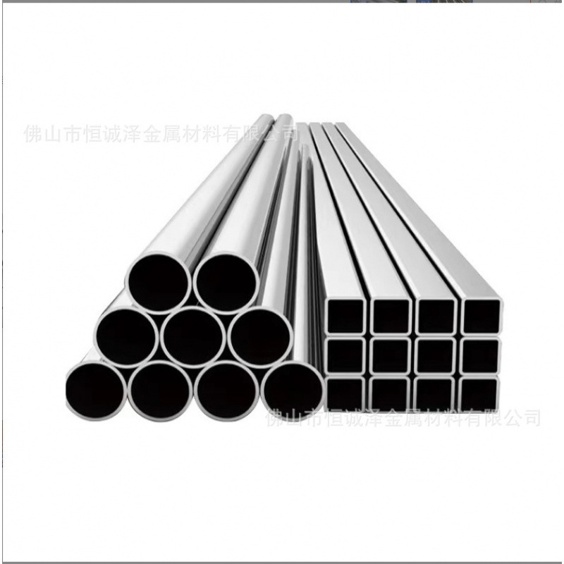 304不锈钢方管圆管现货佛山厂家批发工业焊管201薄壁拉丝管