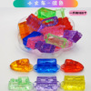 Colorful plastic diamond acrylic toy for princess, with gem