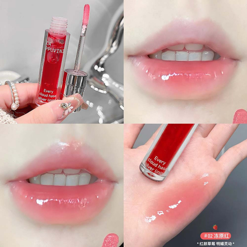 CAPPUVINI Crystal Ice Lip Oil Humectant Brilliant Glass Glass Lip Color