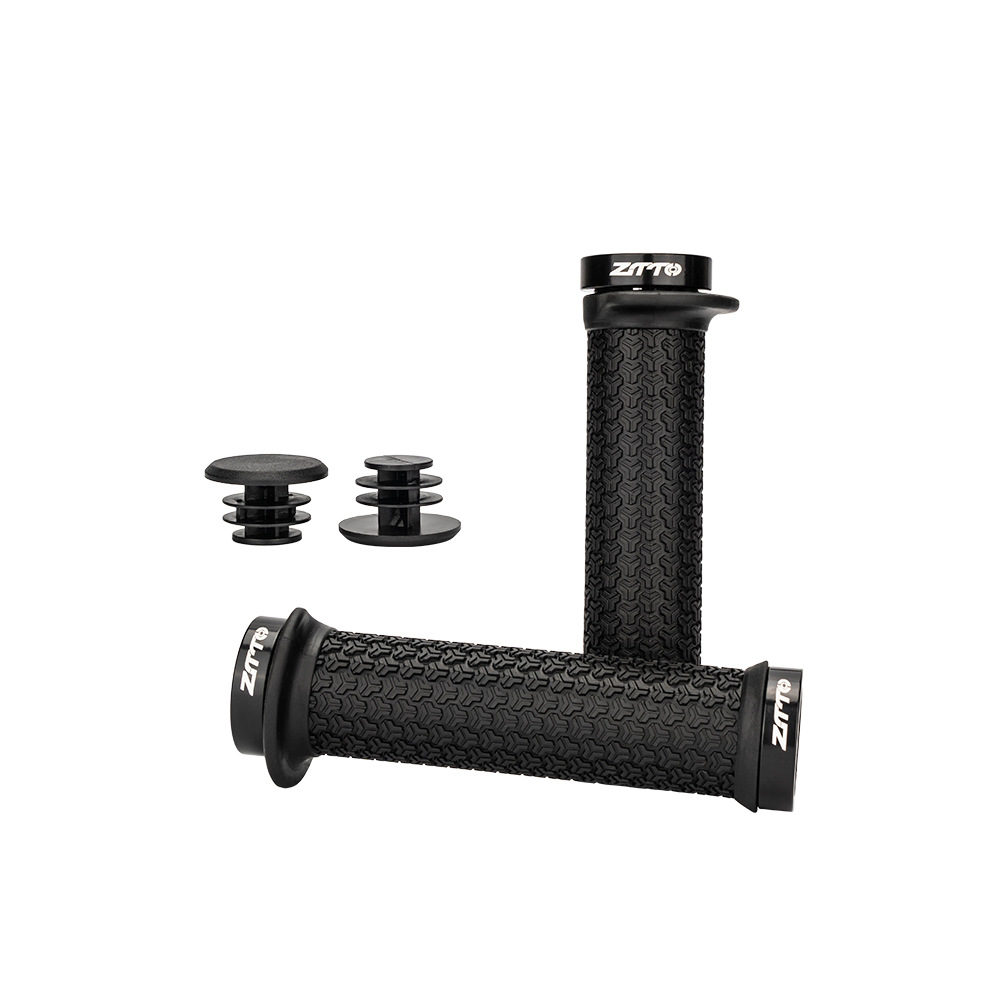 ZTTO Bicicleta de montaña Cubierta de mango universal Cubierta de mango de silicona Cubierta de agarre antideslizante Guantes de manillar plegables de vuelo muerto