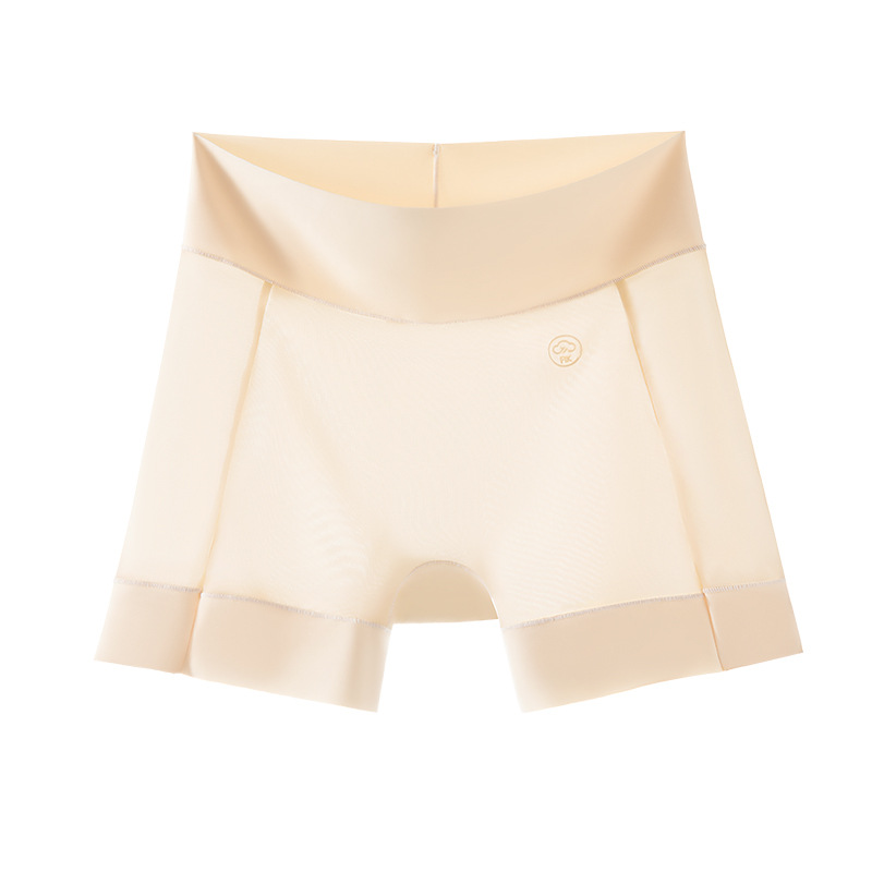 Pantalones de seguridad de gran tamaño para mujer, estilo delgado de verano, sin costuras y sin rizos, base líquida dos en uno, leggings de seda de hielo