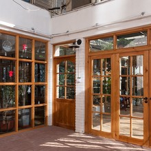 实木窗户老榆木上下折叠窗复古民宿推拉门窗咖啡奶茶店窗户框架