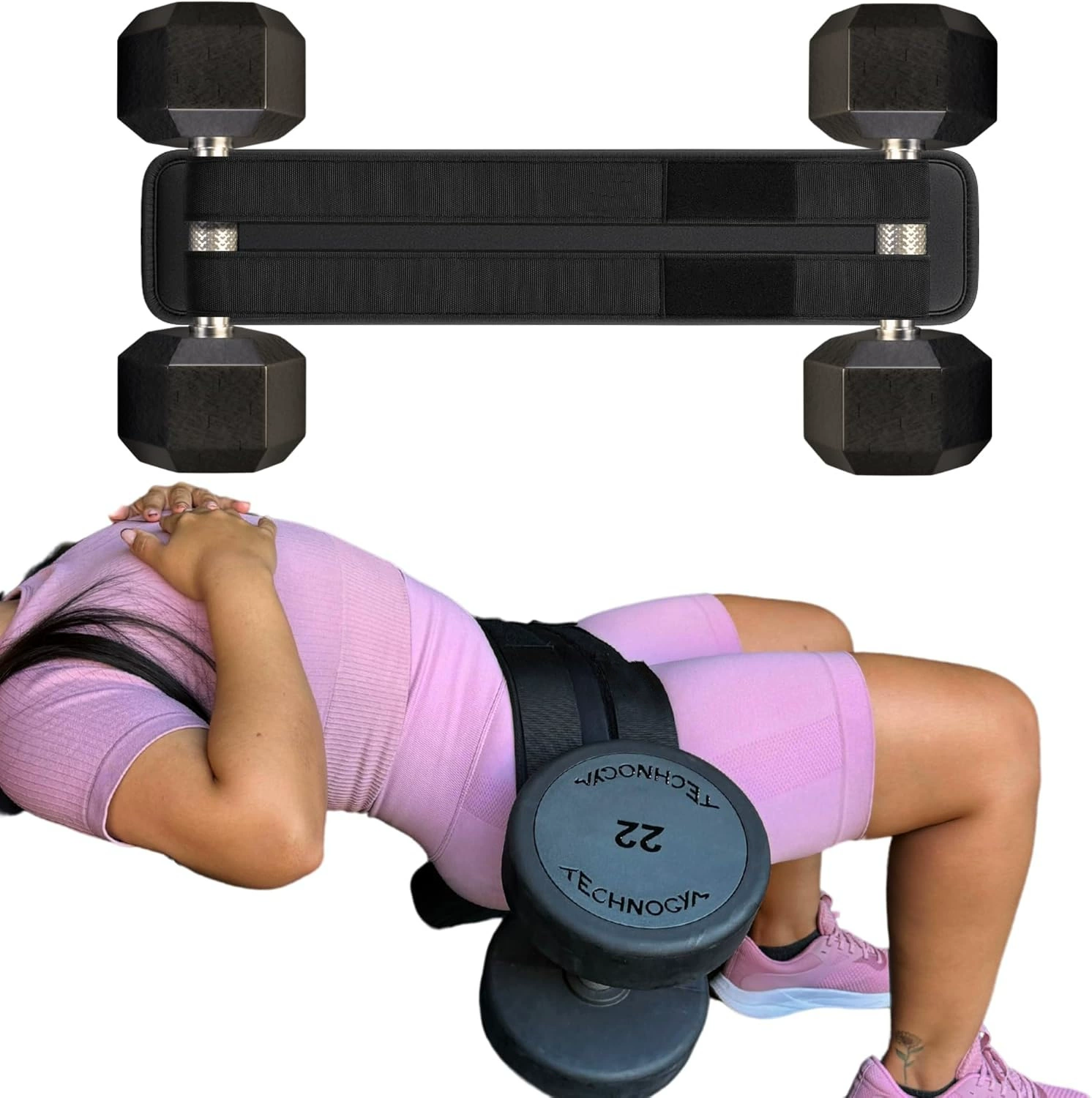 Пояс для ягодиц Amazon Hip Bridge Belt, пояс для тренировки ягодиц, тренажер для ягодиц, фитнес-пояс для упражнений с гантелями
