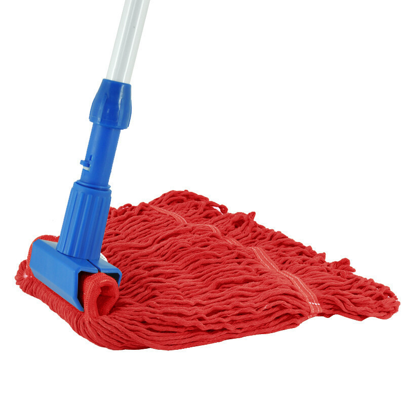 Cross-border Household Cotton Yarn Vertical Mop Removable and Washable Cotton Mop Wax Mop Water Mop with Water Squeezer Vertical Mop