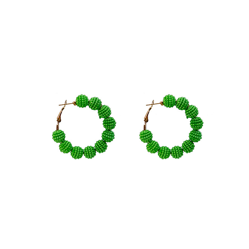 1 Paire Style Simple Géométrique Placage Alliage Boucles D'oreilles Cerceau display picture 12