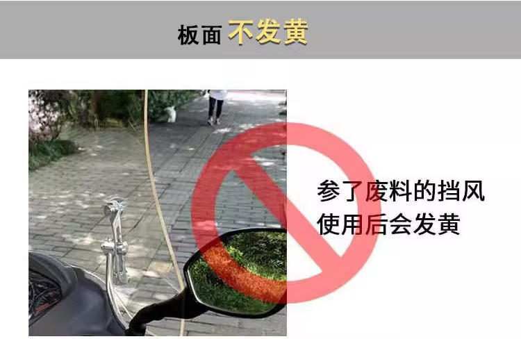 Suitable for Haojue Afr125 Windshield Scooter Front Windshield High-Definition Transparent Suzuki Uy125 Front Windshield