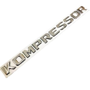 Applicable to Mercedes-Benz C- Class E-class C200 C180 V12 V8 letter rear tail label KOMPRESSOR English car stickers