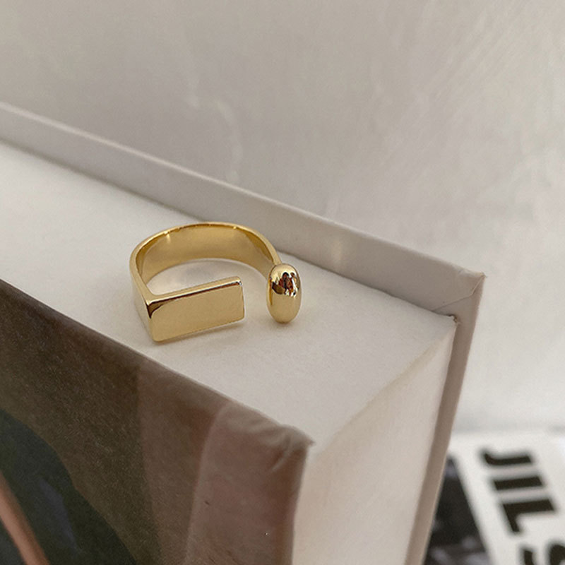 simple Ushaped geometric opening ring fashion sexy index finger ringpicture4