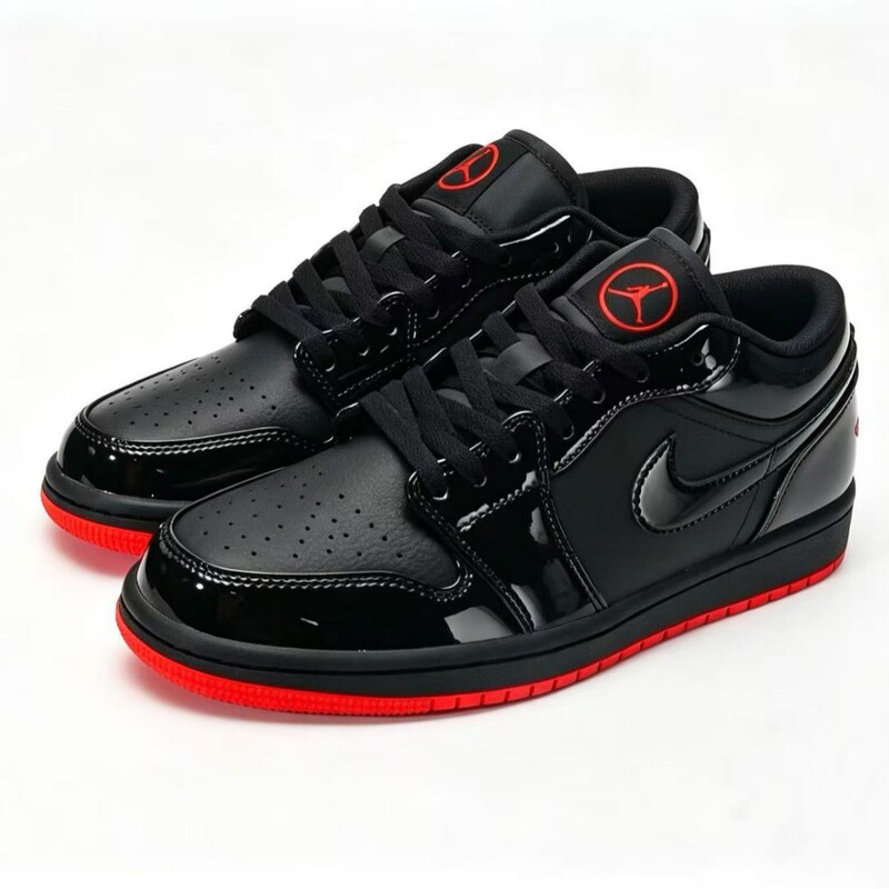 Putian shoes pure original AJ1 Lightning Reverse Swoosh Black Warrior Mocha sneakers for men and women Jordan 1 low-top casual sports basketball shoes Putian shoes pure original AJ1 Lightning Reverse Swoosh Black Warrior Mocha sneakers for men and women Jordan 1 low-top casual sports basketball shoes