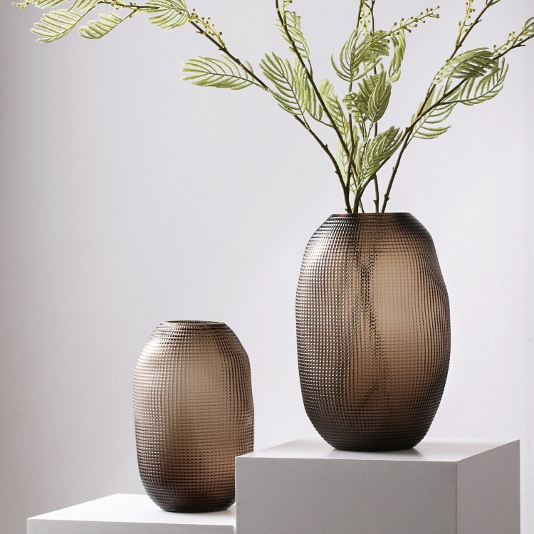 Creative glass amber decorations for living room