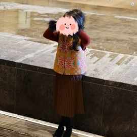 新中式女童套装2025冬季新款洋气国风坎肩背心唐装夹棉马甲半裙潮