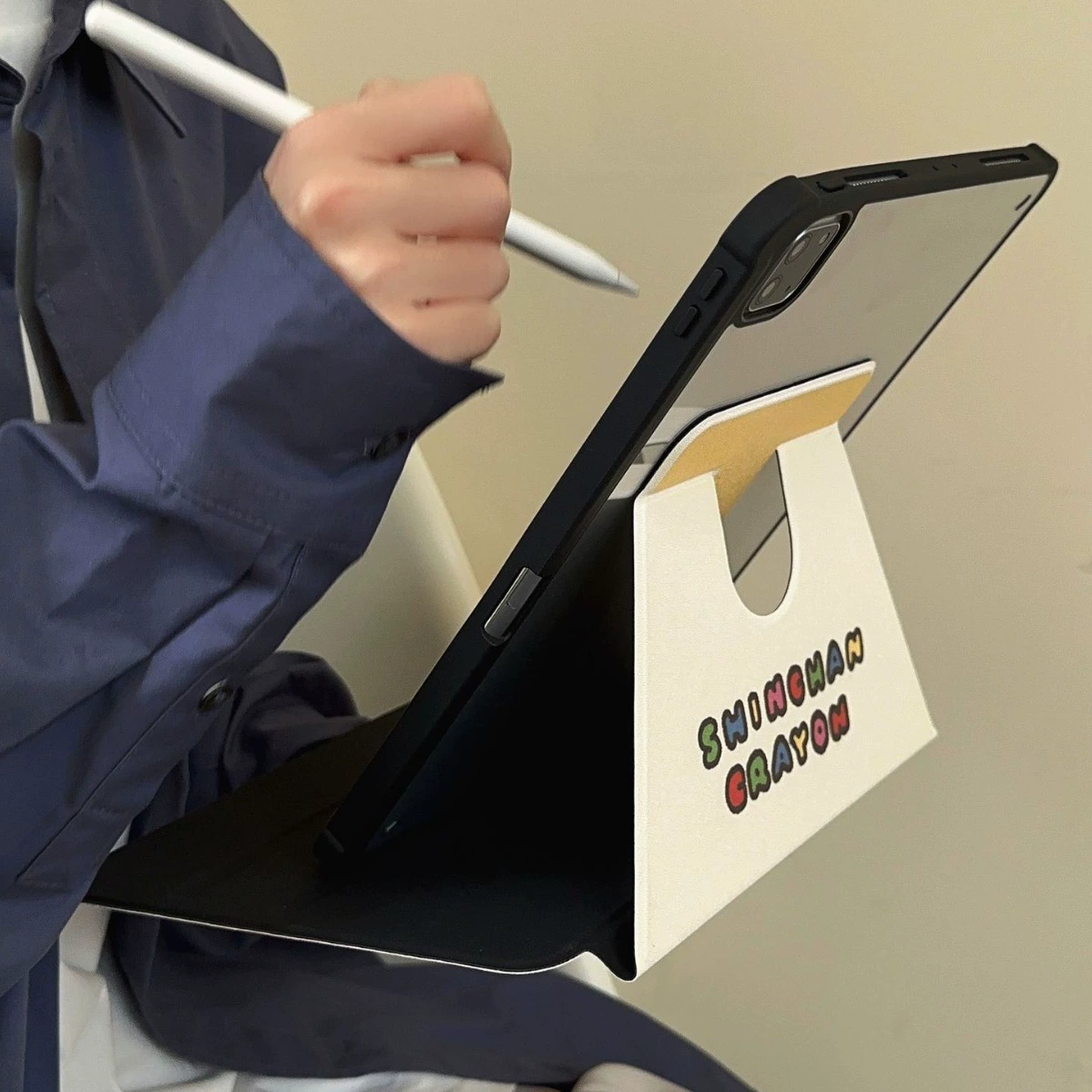 Подходящий для iPad Air5 плоская оболочка 2024Pro поворотная мини6 магнитное всасывание 12.9-дюймовый флип-кейс