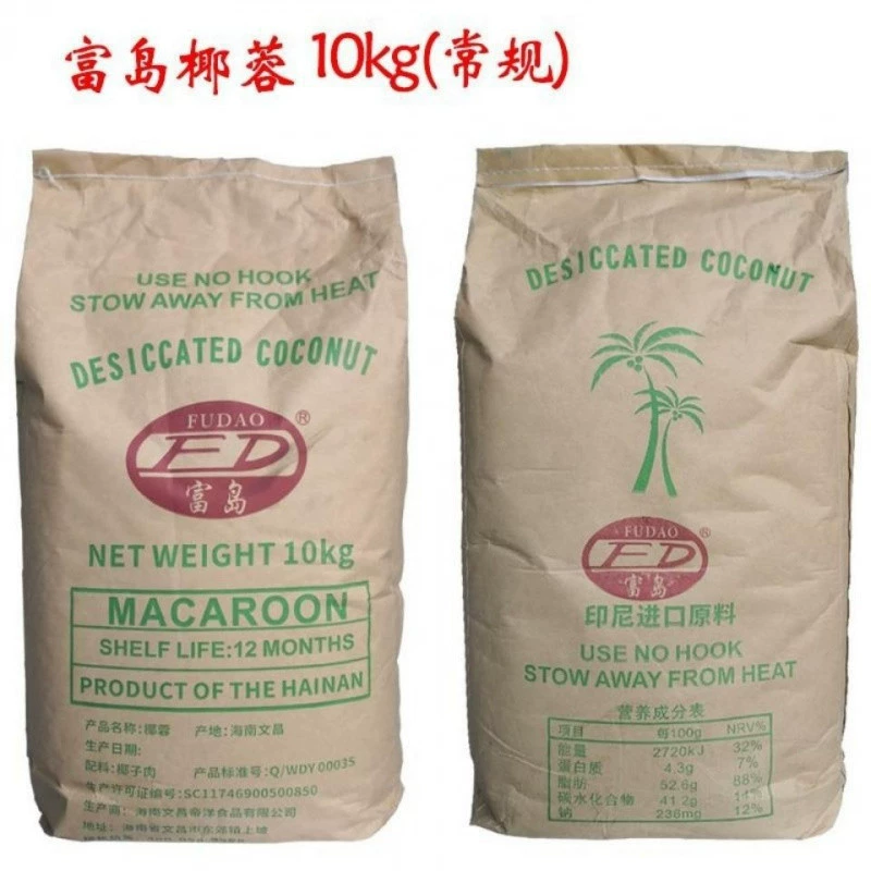 Кокосовый порошок Toyama Coconut Baking High-Fat Coconut 10 кг для выпечки, начинки для лунных пряников, выпечки, хлеба, кокосовые хлопья и шарики.