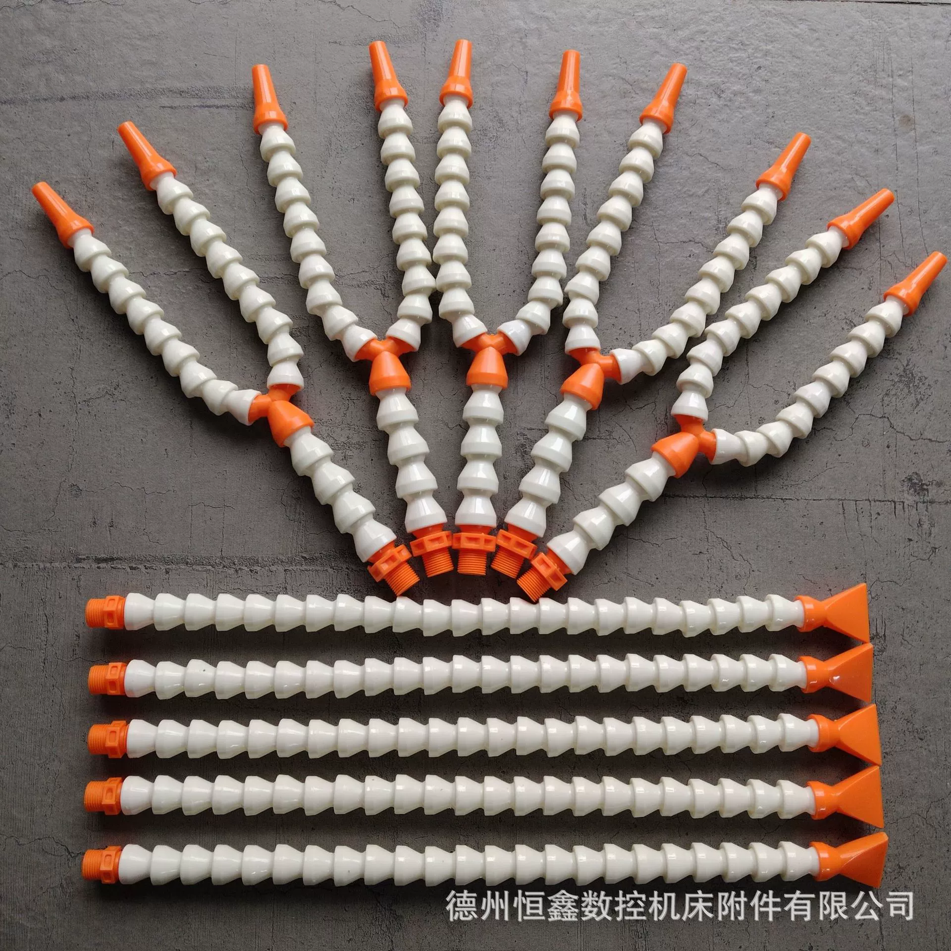 Бежевый синий круглый плоский рот разветвляется змеевидная трубка Источник завода Регулируемая пластиковая охлаждающая труба Wanxo бамбуковая трубка