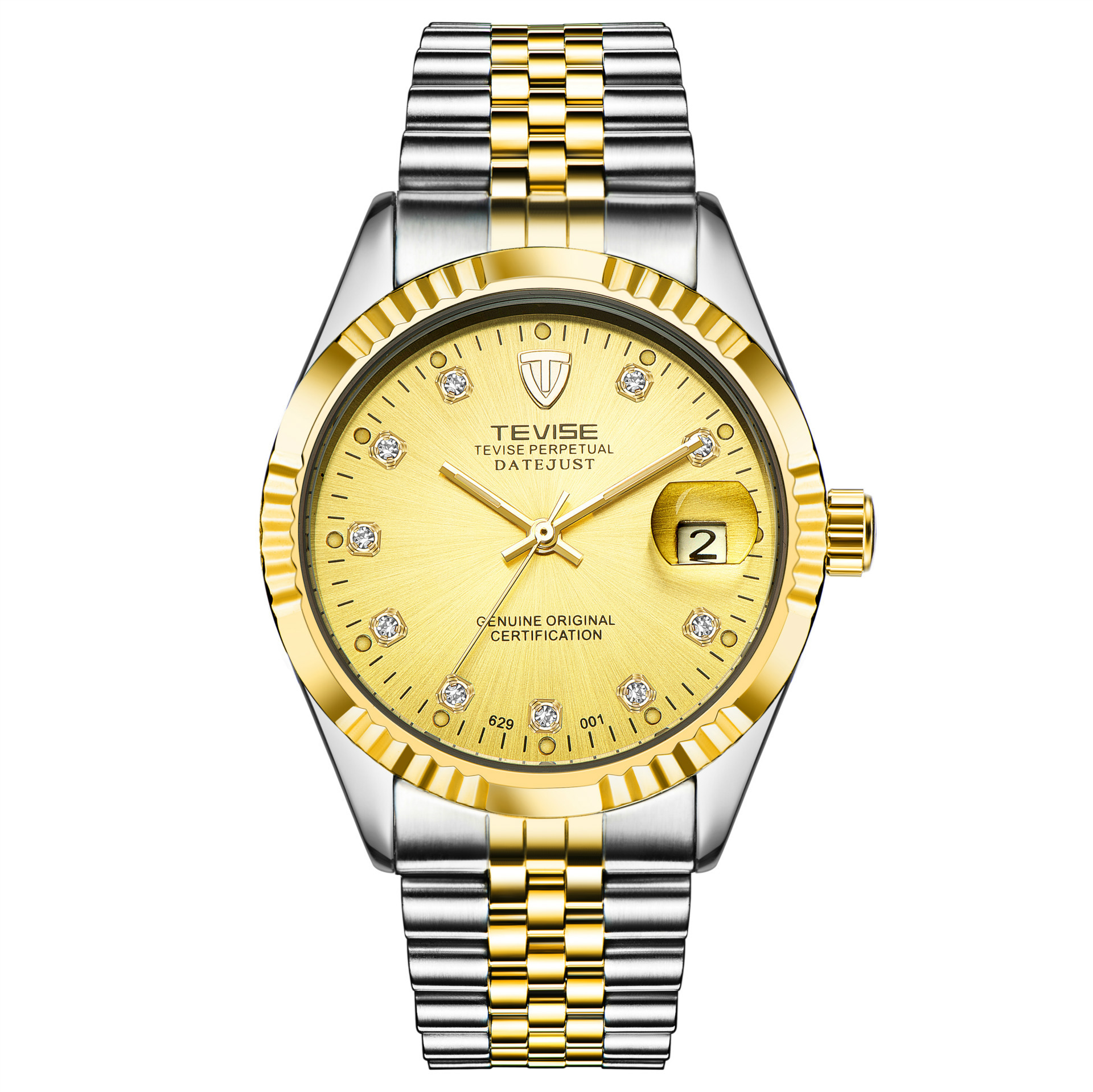 TEVISE/Twiss 629 Calendar Mechanical Men's Business Watch Watch Automatic Mechanical Watch