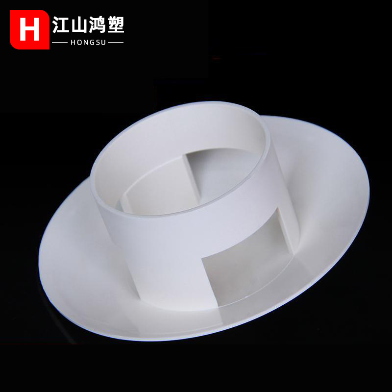 Tapa de lluvia integrada PVC tapa transpirable 75 110 160 200 solo techo integrado tapa de lluvia tapa de plástico