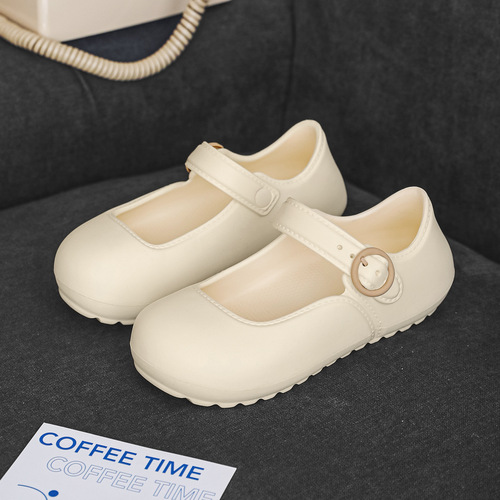 Summer and Spring Women's Trendy Casual Fashion Solid Color Versatile Daily Comfortable Breathable Women's Sandals