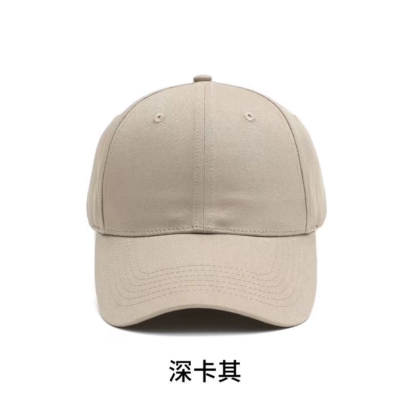 Gorra de béisbol de seis paneles de algodón puro, gorra publicitaria con logotipo personalizado bordado, gorra de sol para viajes al aire libre