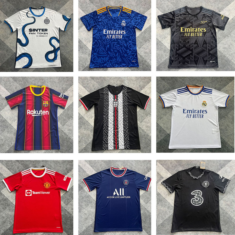 Classic Jersey 2019-20 Manchester United Real Madrid Barcelona England Arsenal Dot Inter football uniform 21-23