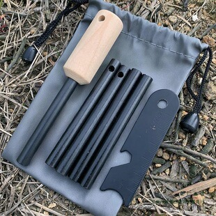 Wild Flint and Steel Outdoor Fire Wilderness Survival Fire Stick Waterproof Bc Waterproof Spark Ignition Stick Survival Equipment