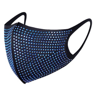 New cross-border rhinestone personalized decorative mask fashion colorful rhinestone mask European and American hot selling trendy mask flash Diamond
