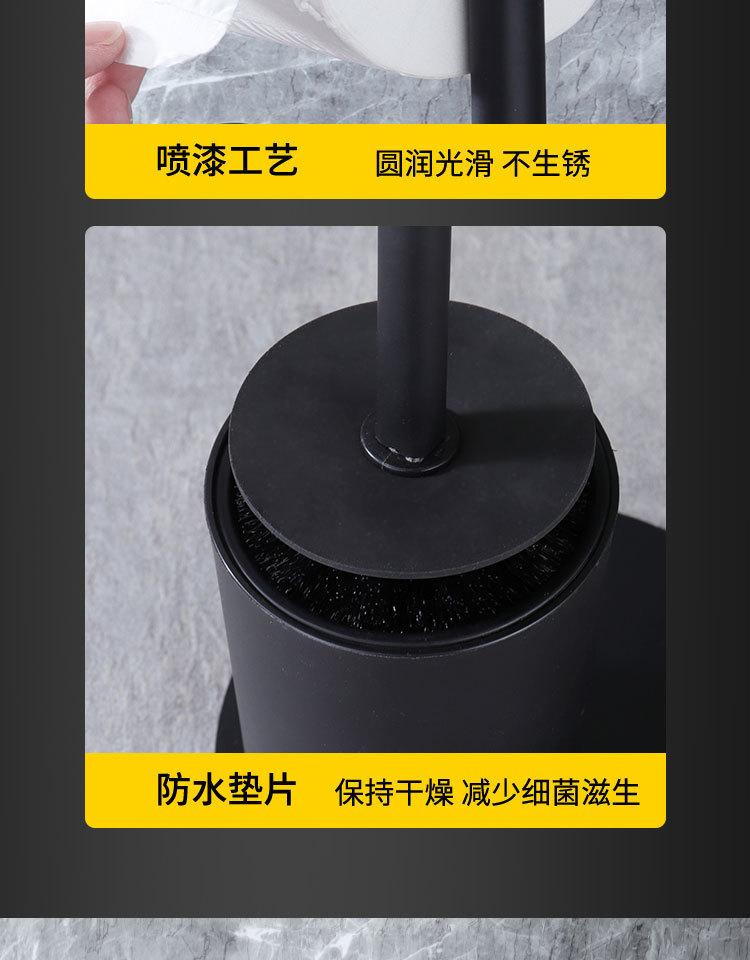 跨境立式卫生纸架卫生间多功能纸巾架厕纸架马桶刷架落地式卷纸架